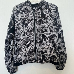 Body Glove‎ Men’s Packable Hooded Windbreaker Black and White Medium
